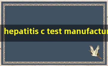  hepatitis c test manufacturers
